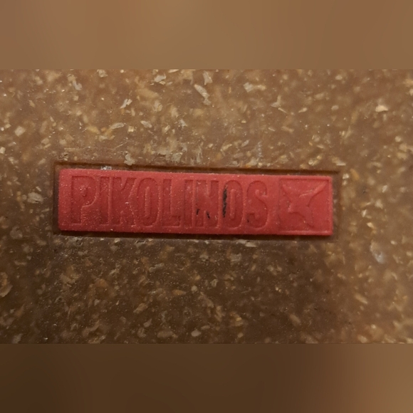 Pikolinos Granada Tan Leather Boho Neutral Casual Boho Mule Clog Shoe SZ 8.5 - Picture 8 of 9